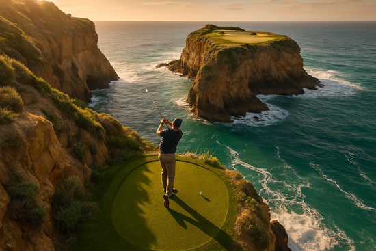 Ocean Bluff Golf - Aerial Perspective